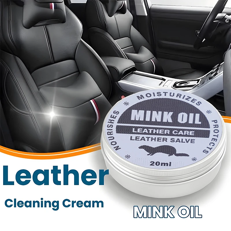 

Крем для чистки кожи автомобиля, масло для ухода за сиденьями, восстановление кожи, крем из норки, кожаный диван, полировка салона автомобиля kM6D