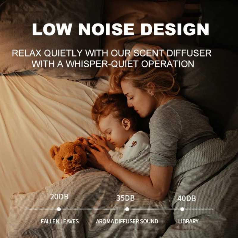 Diffusore di aromi intelligente Controllo Bluetooth Diffusore di oli essenziali Hotel Casa Profumo Fragranza Macchina Odore Deodorante per ambienti 250ml