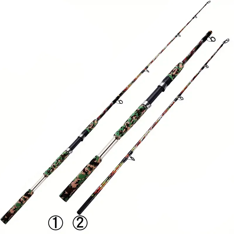 カーボンブラック釣竿ガンストレートハンドルxh、長距離海釣り用投げアンカーロッド、投げルアーロッド