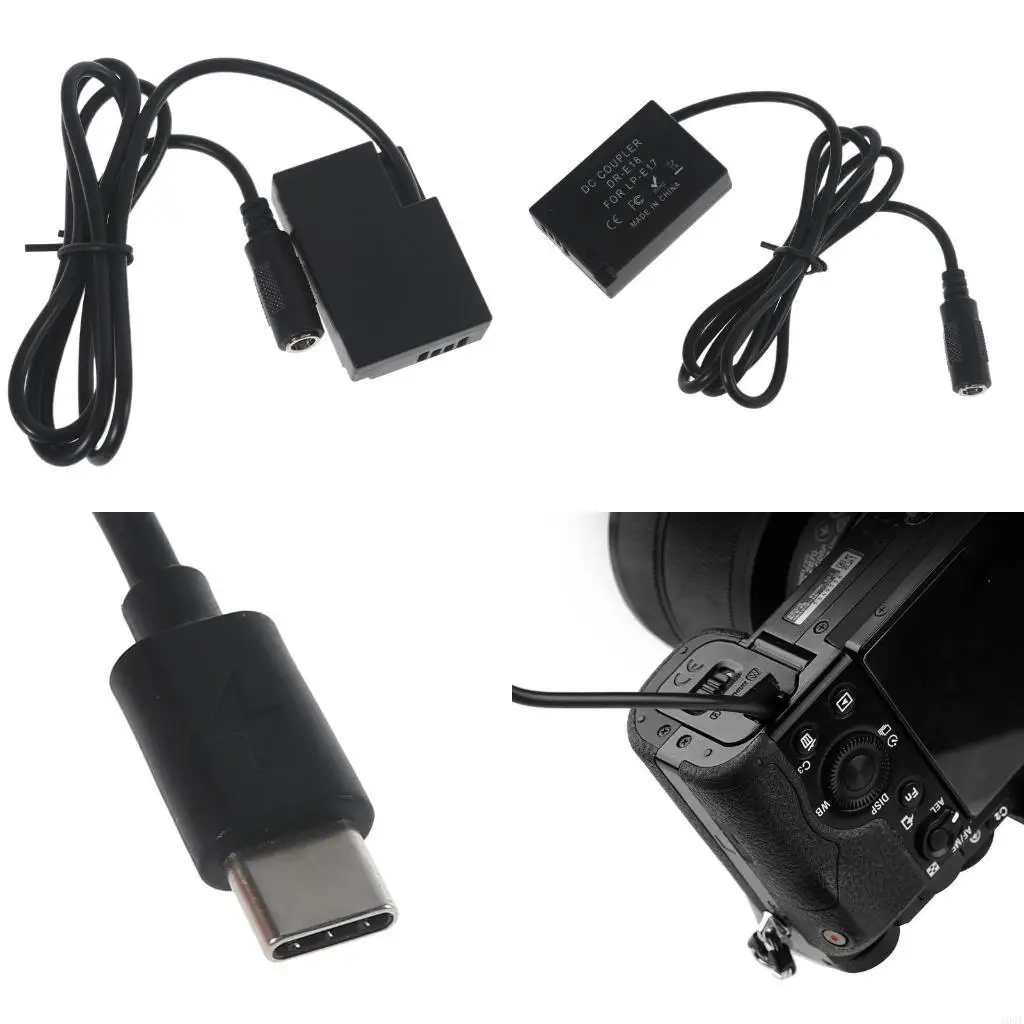 103F Dummy Battery AC Power Adapter ACK-E18 DR-E18 for DC Coupler LP-E17