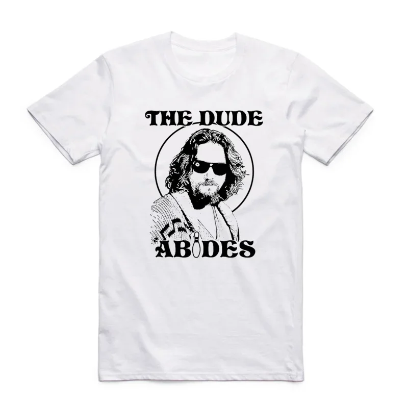 Men's and Women's Crew Neck Short Sleeve Printed T-shirt The Big Lebowski Jpeg Bridge Coen Brothers Style Casual Everyday Wear