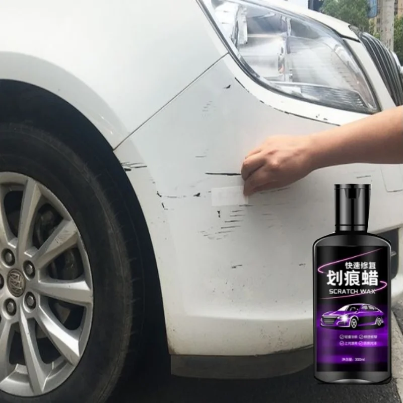 Car Motorcycle Electric Vehicle Super Strong Nano Repair Scratch Wax Metal plastic paint surface scratch Broken Care Shiny 300ml