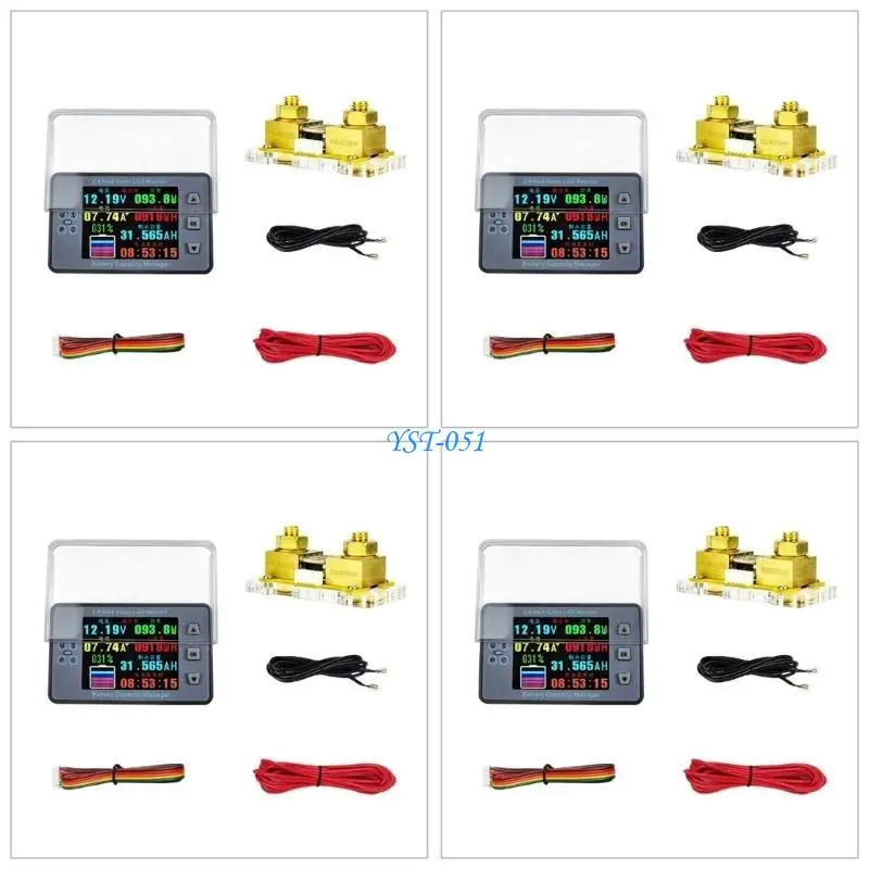 

E15A 8-100V 100A 200A 300A 500A Battery Meter Battery Tester Battery Capacity Lithiums Battery Gauges