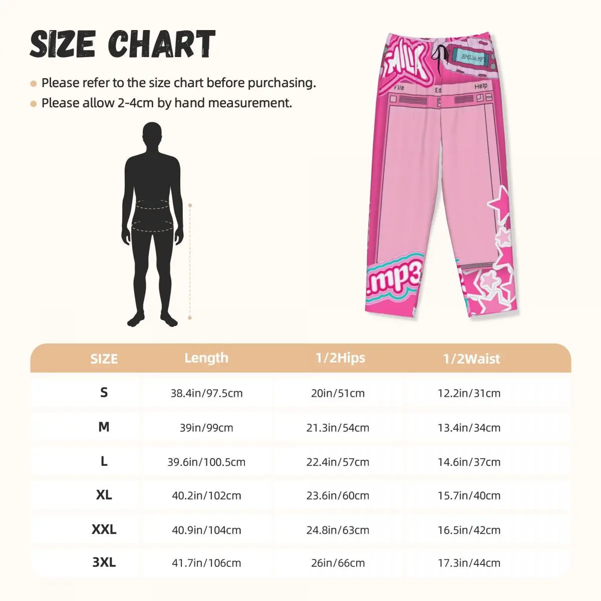 سراويل بيجامة نسائية مطبوعة حسب الطلب من E-Emilia Mernes Mp3 ملصق مغني ملابس نوم قيعان صالة النوم مع جيوب