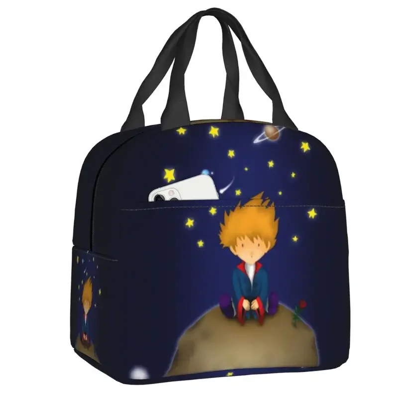 

The Little Prince Thermal Insulated Lunch Bags Le Petit Resuable Container for Kids School Multifunction Food Box