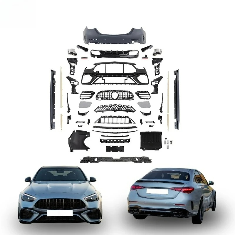 

Sporty-Enhanced ForMercedesBenz W206 C-Class C63 Style Carbon Fiber Body Kit 2022
