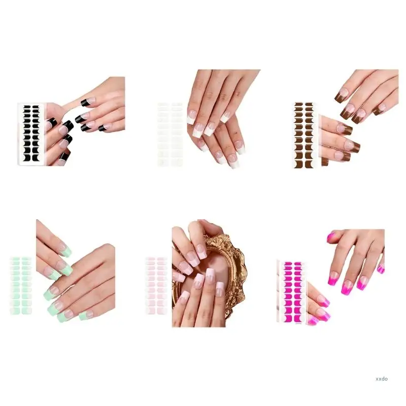 Fashionable UV Gel Nail Wraps Nail Art Decoration Professional Salon Home Manicure