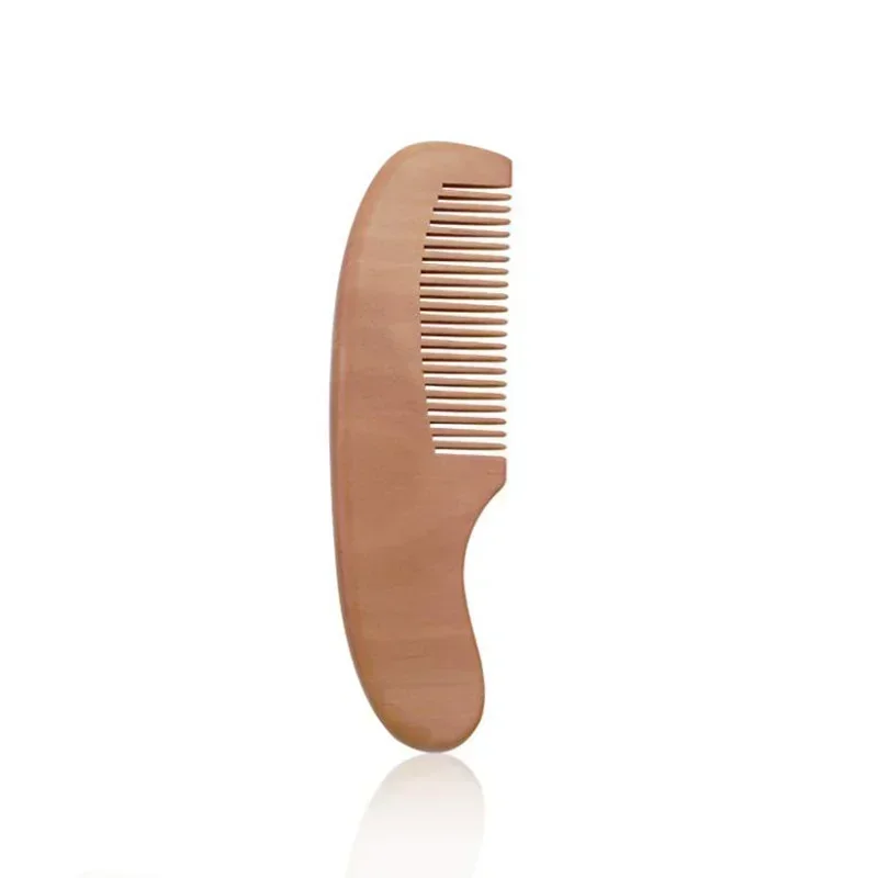 Baby Natural Wooden Boys Girls Soft Wool Hair Brush Head Comb Infant Head Massager Portable Bath Brush Comb for Kids Wool Brush