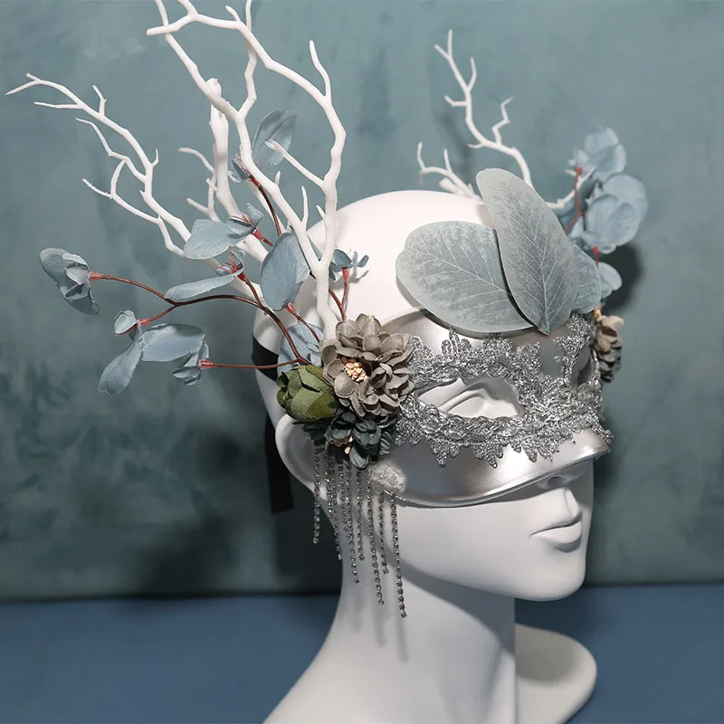 หน้ากากกวางเรนเดียร์คริสต์มาสแบบใหม่ ของแท้ สำหรับแต่งหน้าฮาโลวีน ร้องเพลง แสดงสด