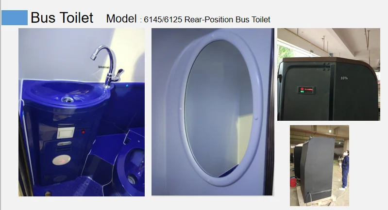TLF Rear-Position Bus Toilet Coach Toilet Rtroom Fiberglass Washroom