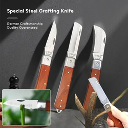 Grafting Knife 4Cr14 Professional Fruit Tree Seedling Budding Blade Steel Folding Electrician Multi-purpose Cutting Wood Tool