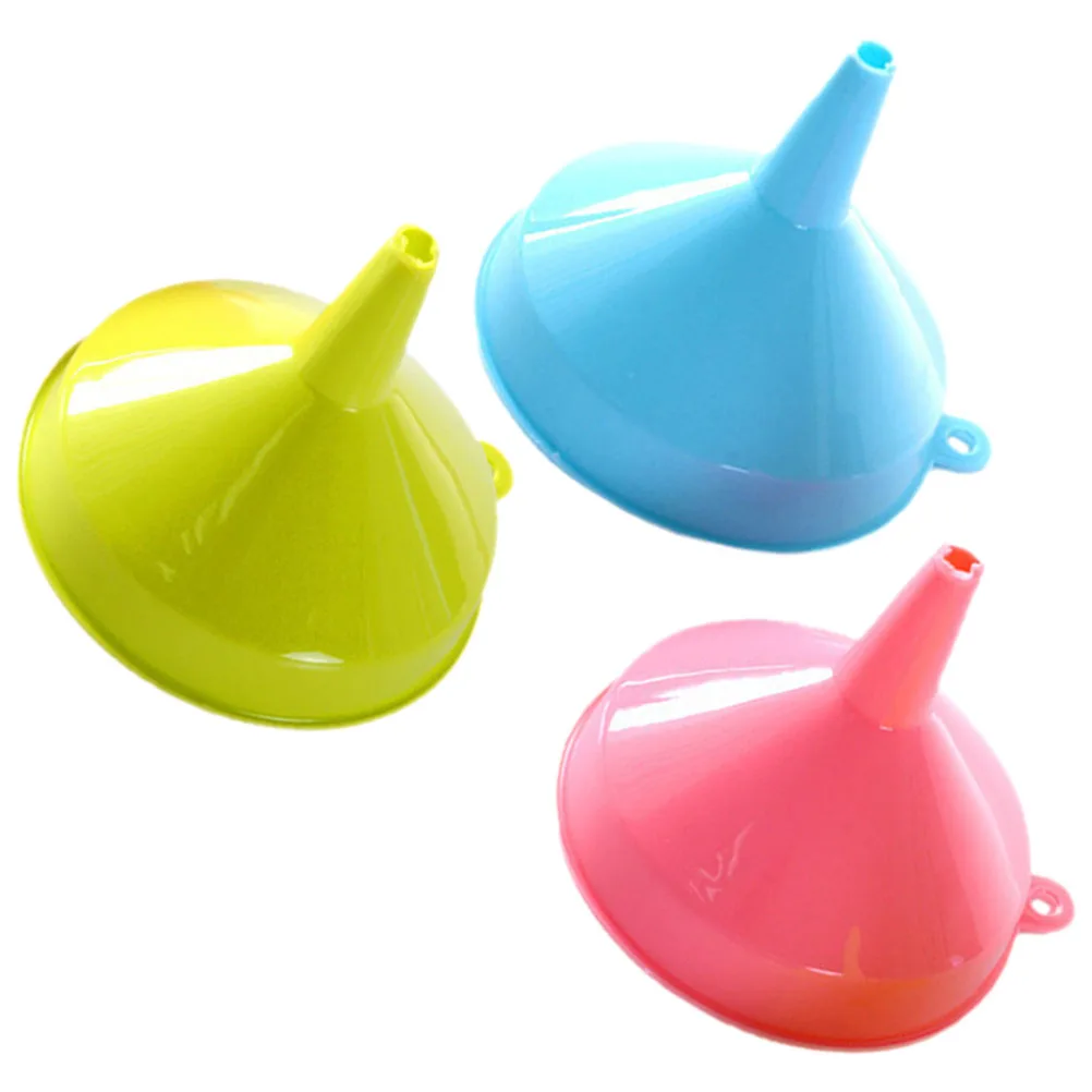 

3pcs Large Diameter Funnel Oil Kit Bottle Liquid Funnels Kitchen Tool Food Grade Easy Clean Storage Suitable Bottles