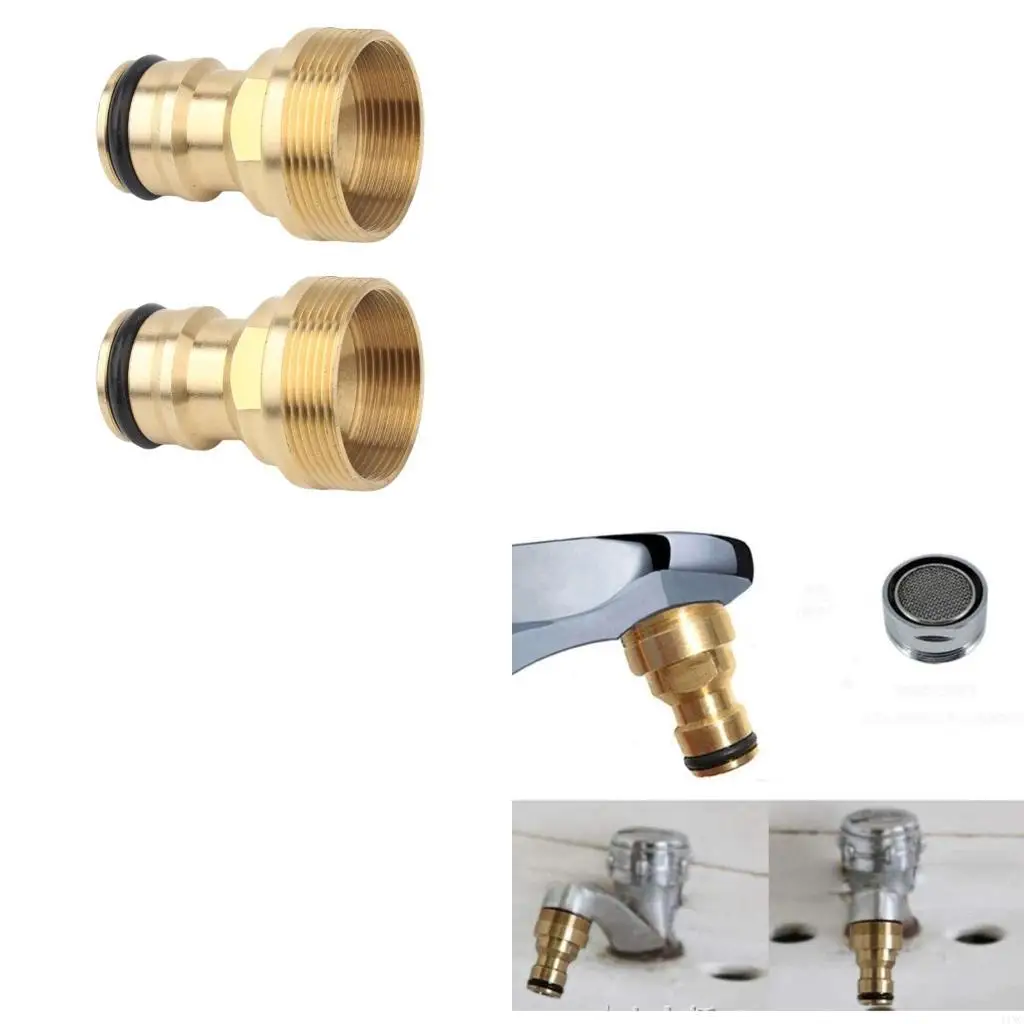 Tap Kitchen Adapter Tap Connector Brass Basin Tap Connectors for Dishwasher 