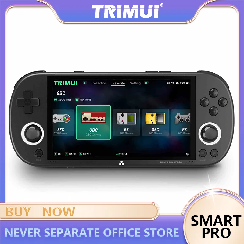 

TRIMUI SmartPro Retro Video Game Console game console retro arcade HD 4.96'' ips screen game console Linux system 26Simulators