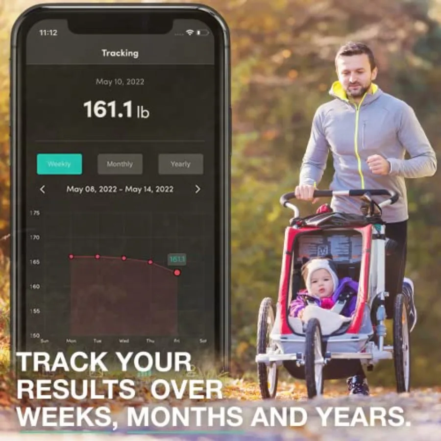 Korescale Digital Smart Scale with BMI, Body Fat, Muscle Mass, Weight Highly Accurate Bathroom Scales, Bluetooth Composition An