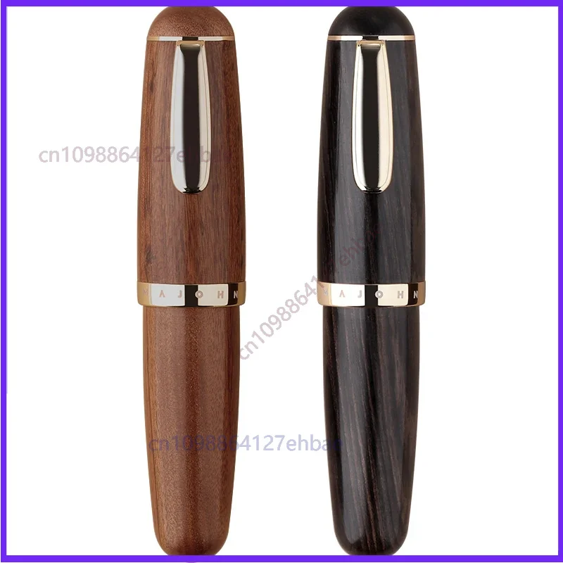 

For Majohn Q1 Mini Wooden Fountain Pen, Portable Stationery, Gift Pen Set, Pocket Size, Iridium EF F M Nib
