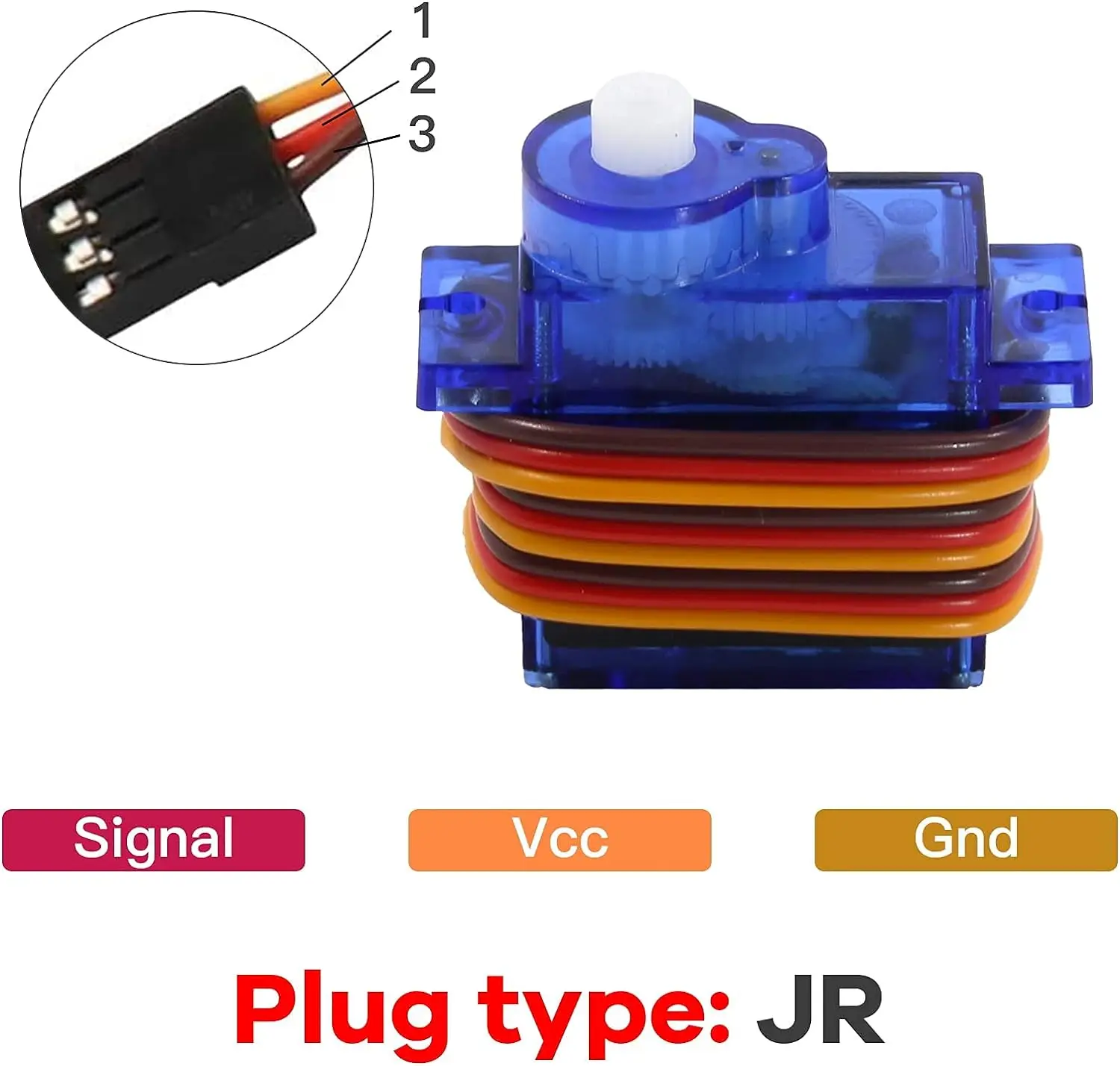 

FS90R Micro RC Servo 9g Analog 360 Degree Continuous Rotation 1.3kg Stall Torque for SG90 Robot Remote Control Toy