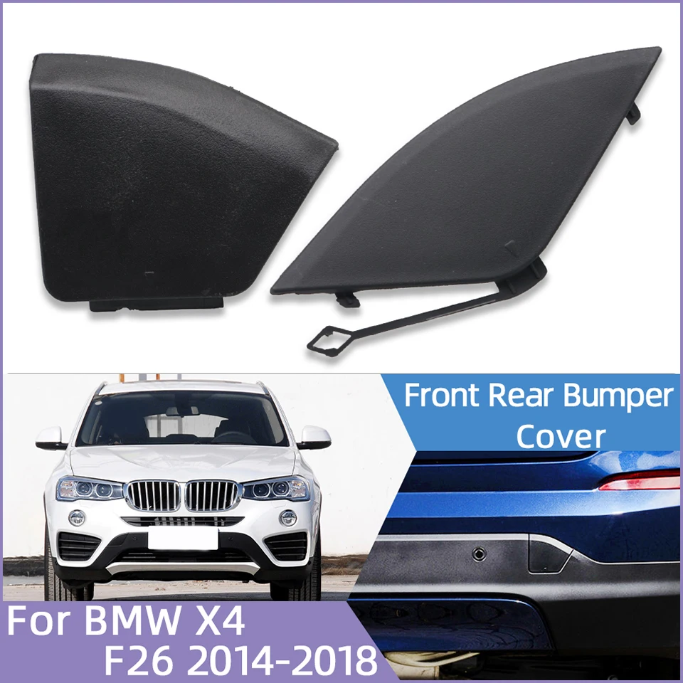 

Auto Front Rear Bumper Tow Hook Cover Cap For BMW X4 F26 Normal Model 2014-2018#51117338473 51127338754 Towing Hauling Shell Lid