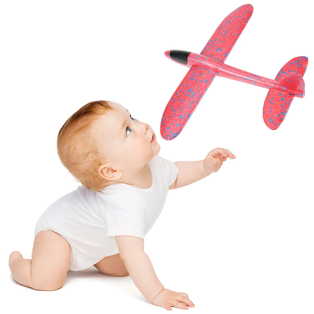 

3pcs Foam Hand Throwing Plane Toy Glider Anti Fall Catapult Airplane Model Kids Child Toss Toys Outdoor Gifts