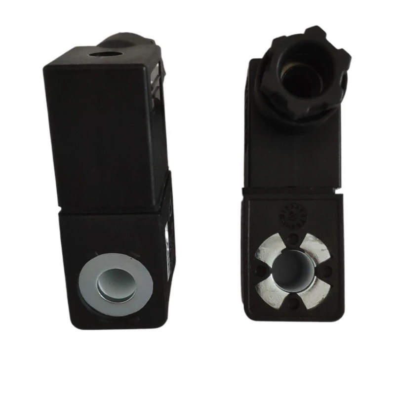 Pneumatic Solenoid Valve Coil, EVI 7/9 Type, 220V AC 5/6VA / 24V DC 3/6.5W, 9mm Inner Hole, DIN Connector, IP65