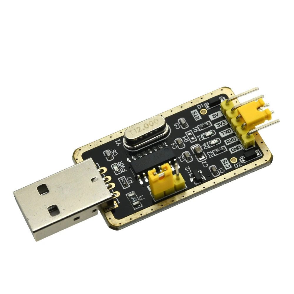 CH340G RS232 upgraded  USB to TTL module to serial  in nine upgrade board  with Brush cable