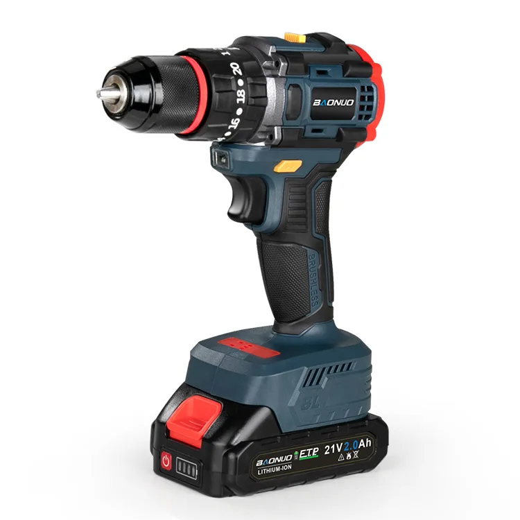 

Lithium Battery Drill High Power, Three-function Impact Iron Chuck Large Capacity Lithium Battery Portable, Electric