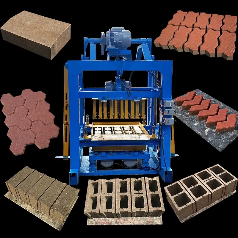 Small Brick Making Machine Interlock Hallow Paving Cement Blocks Moulding Machinery for Sale Philippines