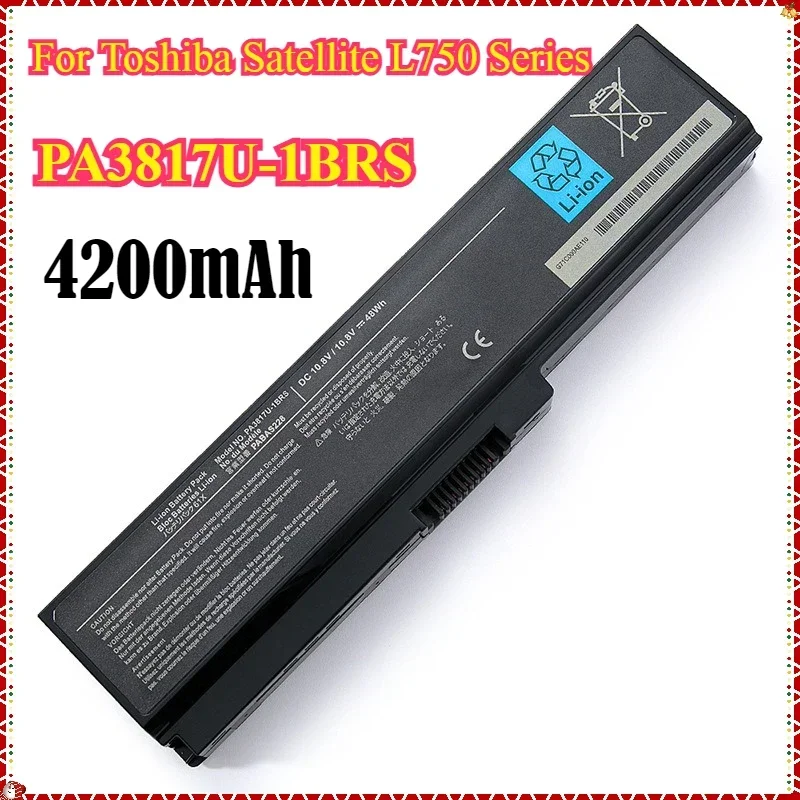 NEW PA3817U-1BRS Battery Laptop Battery Replacement for Toshiba Satellite L750 Series C660 C655 C675 C675D L645 L645D L655 L655