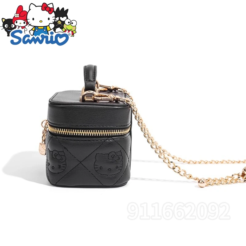  Hello Kitty New Mini Square Bag Cartoon Cute Women's Mini Shoulder Bag Fashion Trend Women's Messenger Bag High Quality