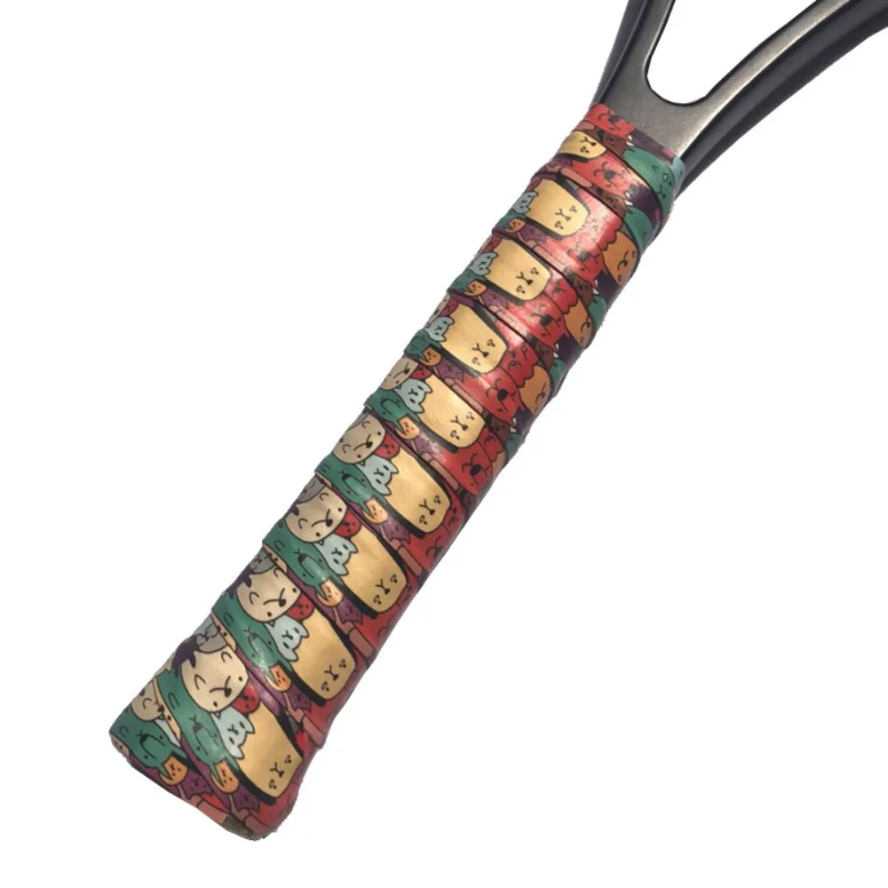 Cinta adhesiva antideslizante para el sudor, cubierta de agarre para caña de pescar, impresión 3D, Color brillante, bonita cinta de agarre para