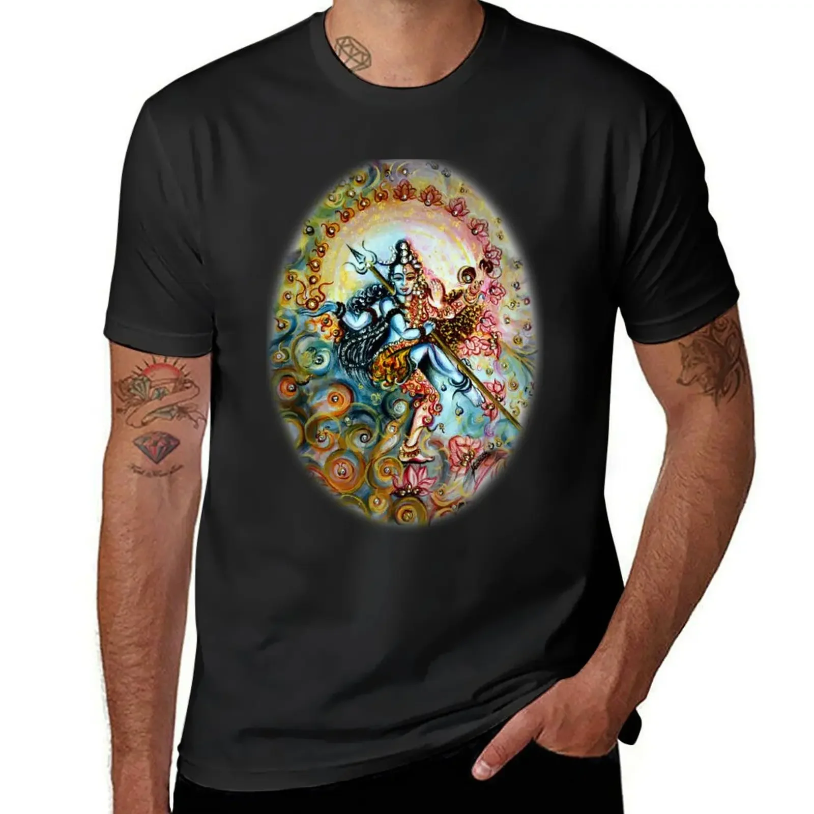 Shiva Shakti T-Shirt customs design your own sweat summer top mens white t shirts