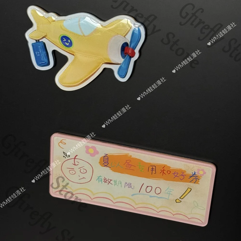 

Fridge Magnets Love and Deepspace Acrylic Q Edition Anime Magnetism Decorate Room Wall Facing Caleb Decoration Gift