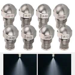 1/4BSPT Mist Nozzle 0.3-1.5mm Orifice Diameter For Humidification Cooling Fog Test Stainless Steel Fine Atomizing Spray