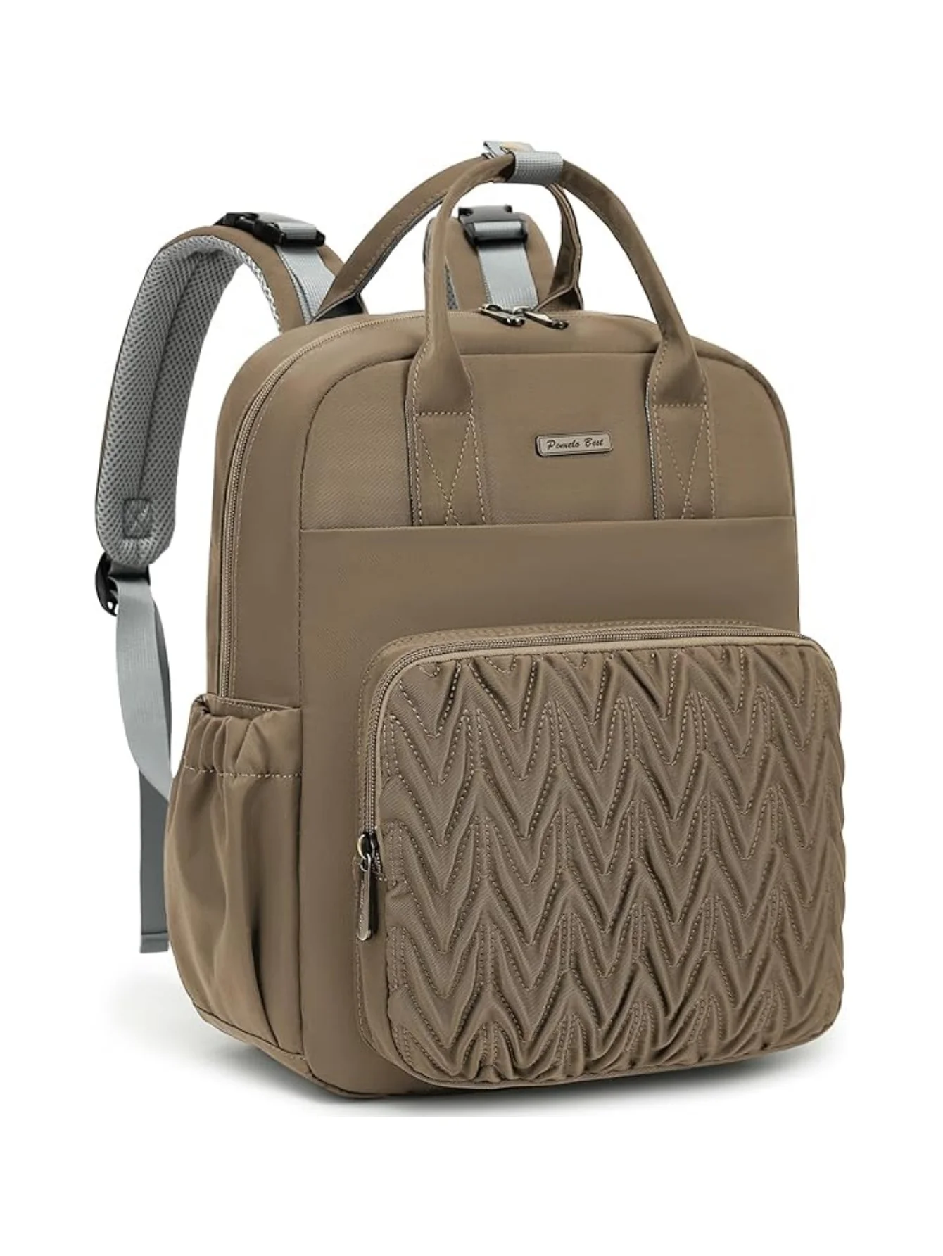 

Pomelo Best Medium Diaper Backpack for Travel, with Insulated Pocket, Foldable Mat & Stroller Straps