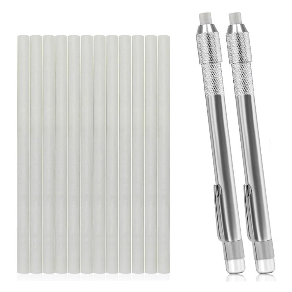 Refillable Industrial Talc Pen for Clear Marking on Steel Aluminum and Other Conductive Metals Used in Welding Operations