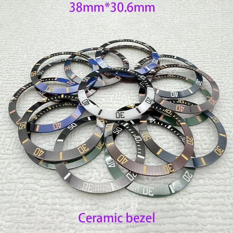 

Mod 38mmX30.6mm Incline Watch Bezel Insert Ceramic Mods Replacement Fit For 40mm Automatic GMT SUB SKX007 Repair Refit Case Ring