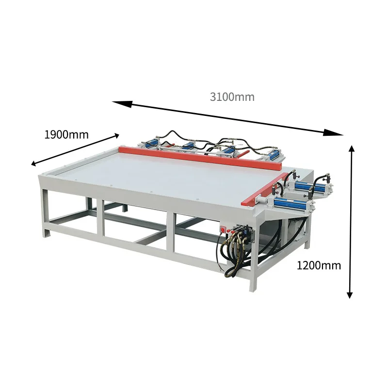 Frame machine Woodworking machinery Puzzle machine Double-sided door and window combination oil cylinder mobile frame