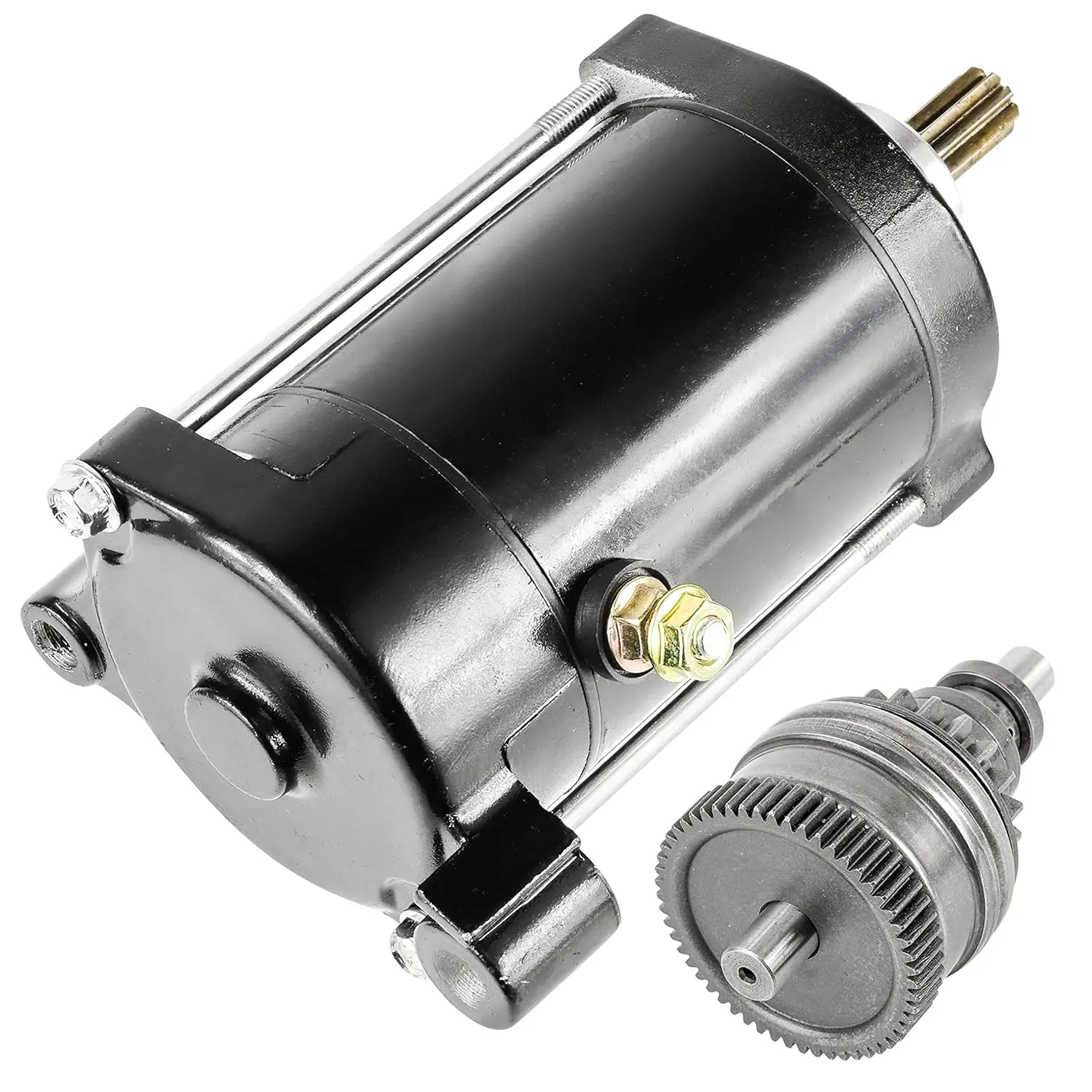 Motor de arranque y unidad Bendix para Yamaha SuperJet 700 02-12, WaveRunner SuperJet 700 13-20, wavventure XL700 02-04 6M6-81800-10