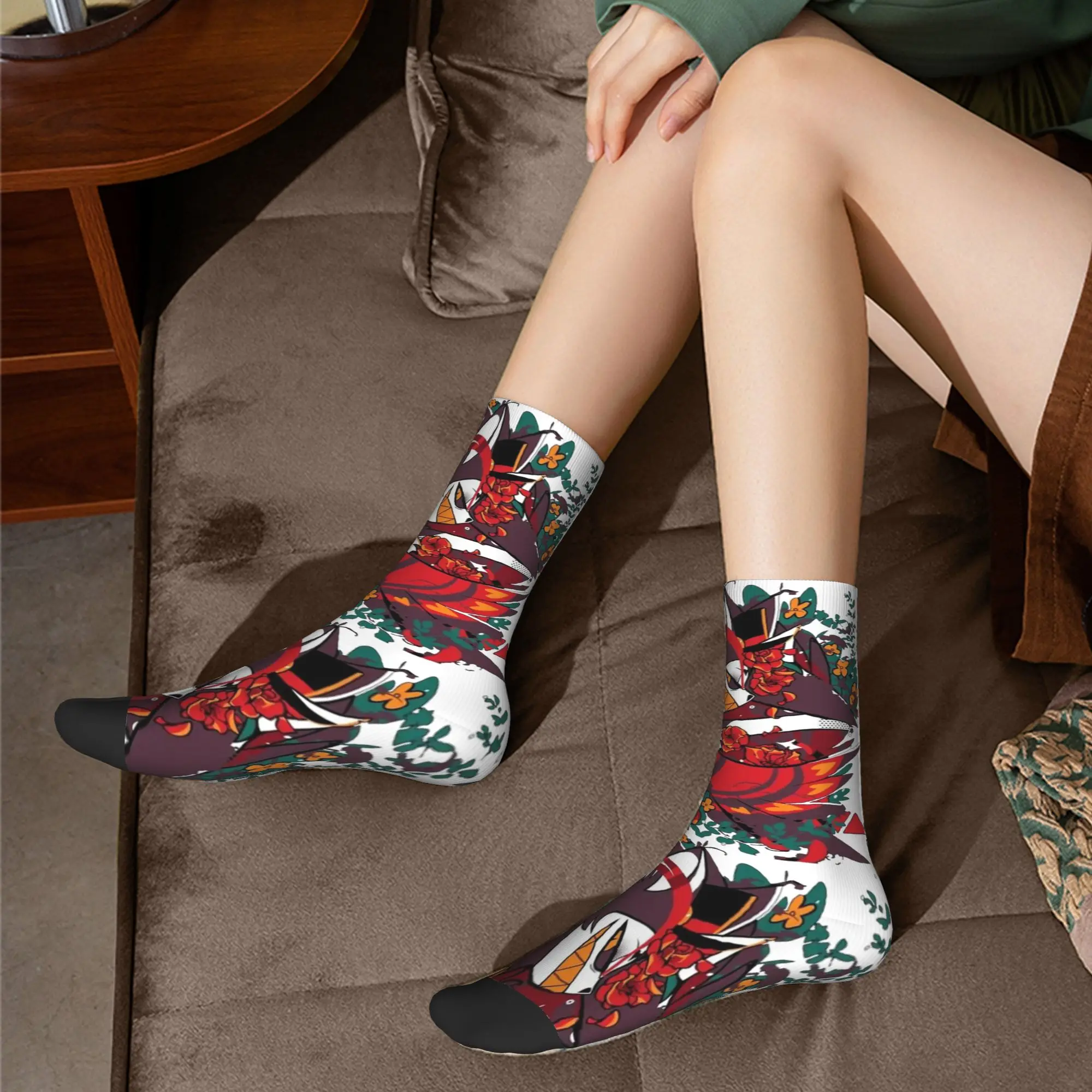 الخريف الشتاء الرجعية للجنسين قشر Hazbins الفنادق الجوارب تنفس طاقم الجوارب