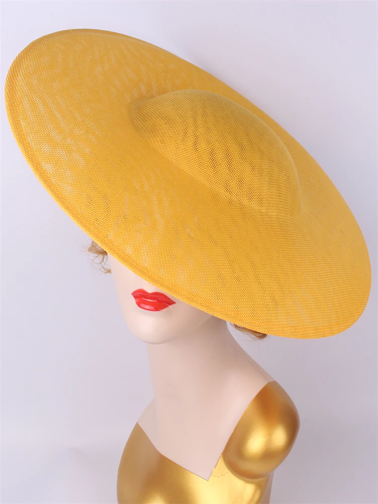 40 سنتيمتر قاعدة قطع زينة كبيرة لتقوم بها بنفسك إكسسوارات الشعر قبعة النساء ديربي الزفاف خوذة السيدات الكنيسة سباق قبعة ميلينري لوازم