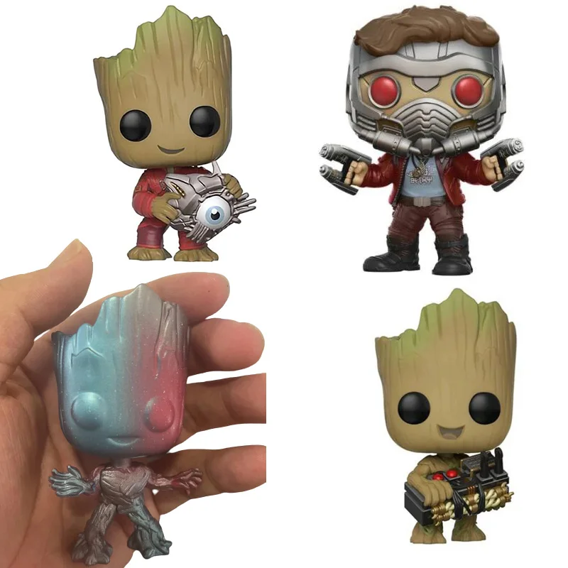 GUARDIANS OF THE GALAXY STAR LORD Groot Limit Edition Figure Collection Vinyl Doll Model Toys