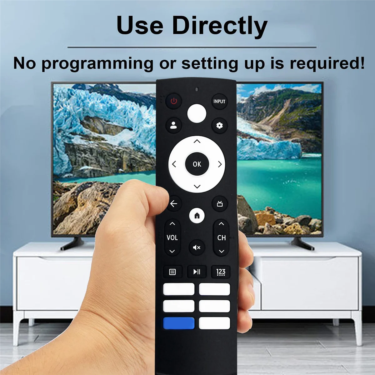 ERF3T90H Replace IR Remote Control for Hisense Android Smart TV No Voice