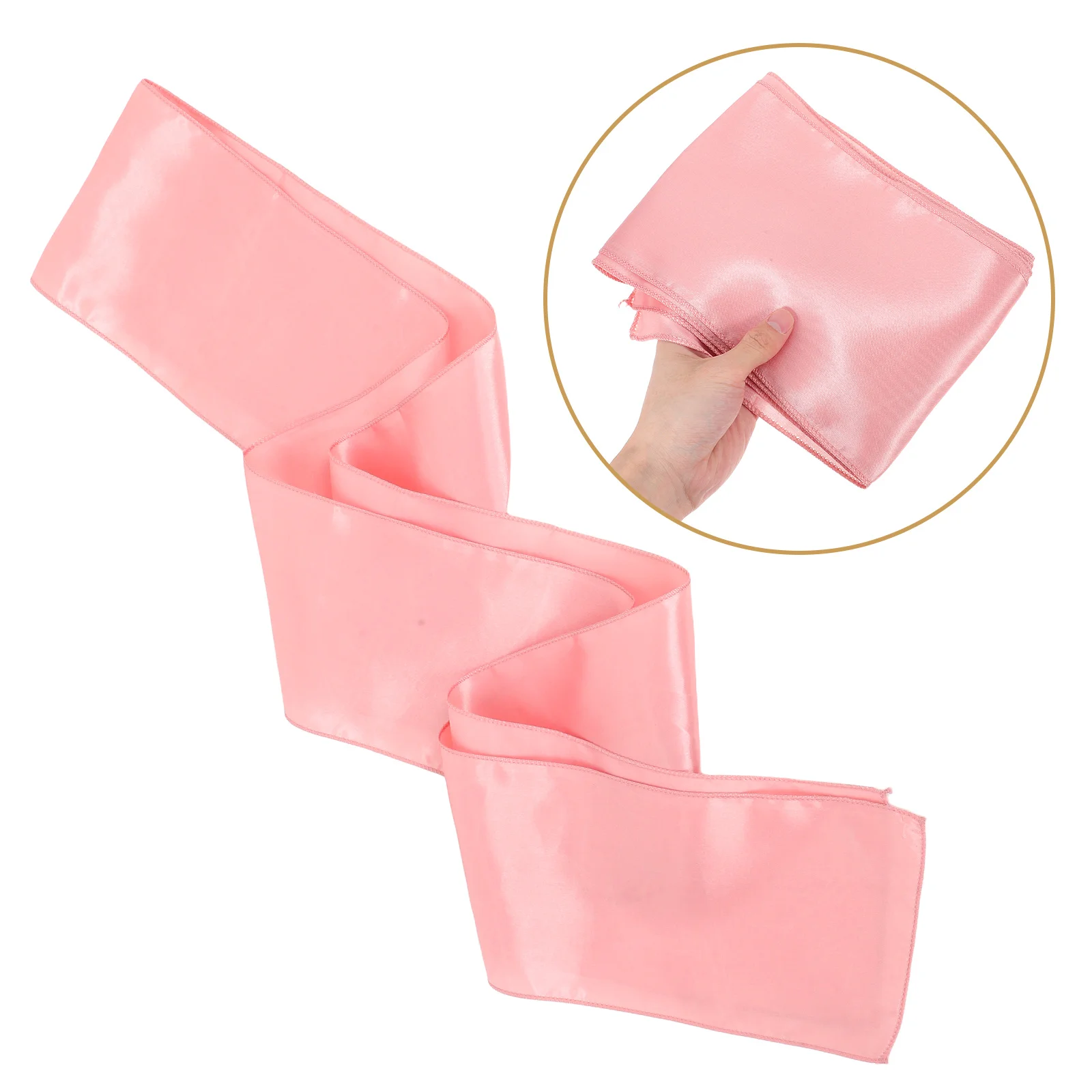

10pcs Sashes Stretch Satin Bows Rose Gold Universal Elastic Bands Easy Match Wedding Party Banquet Reception Shower