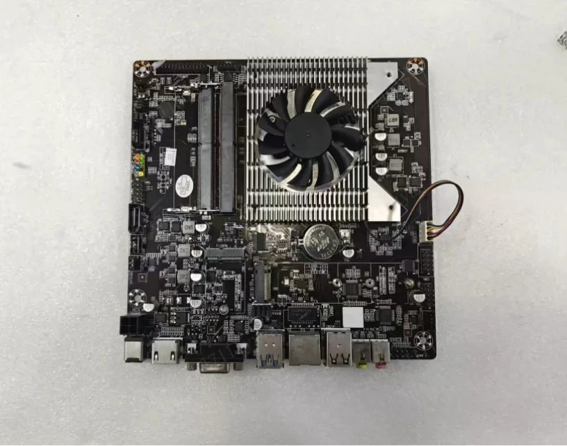 N5095 Quad-Core Thin-ITX Motherboard, Mini PC Board for All-in-One Computer, Home Office Desktop System