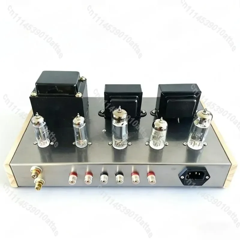 6N2 6P1 Vacuum Tube Amplifier Kit DIY HiFi Class A Bluetooth 5.0 USB VU Meter Audio Amp 110V 220V