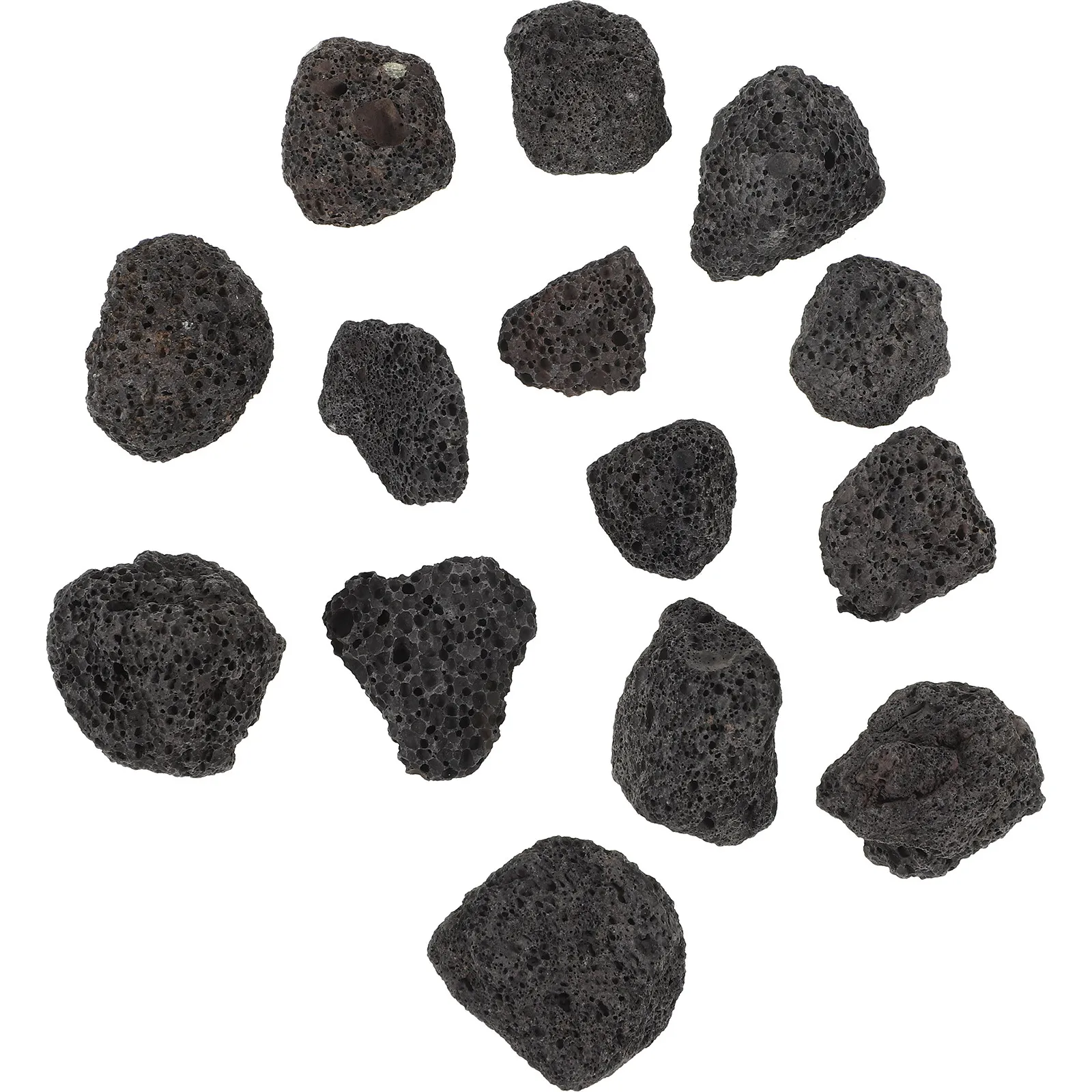 Volcanic Stone Decor Rocks for Fish Tank Aquarium Water Features Pond Walkway Flower Arrangements Planter Decoration Natural