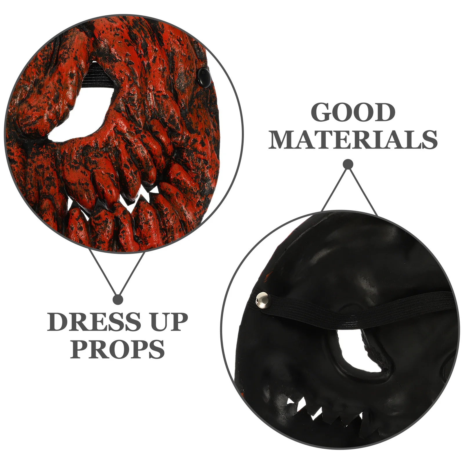 

Halloween Pumpkin Mask Scary Lightweight Design for Cosplay Masquerade Party Carnival Festival Decorative Performance Prop