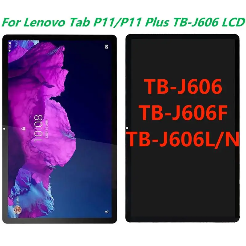 

11"Original New P11 Plus LCD For Lenovo Tab P11 TB-J606 J606L/N LCD Screen Display Touch Digitizer Assembly Complete Replacement