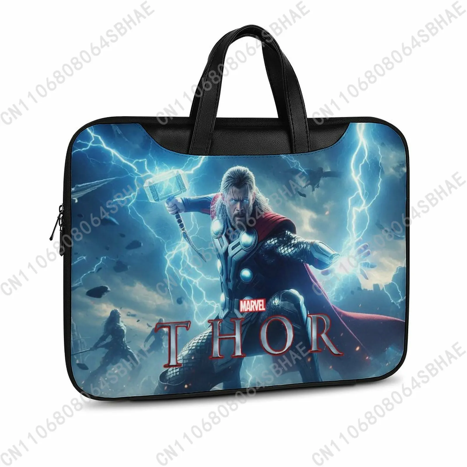 

Кожаный портфель Marvel «Бог грома» для мужчин и женщин, сумка для ноутбука, деловая сумка в стиле ретро из натуральной кожи, для косплея
