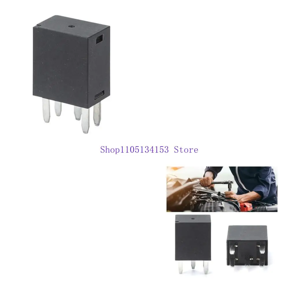 

hg89 12V 5Pin Relays Assembly Universal Automotive Accessories Easy Installation Fuel Pump Relays with Flame Retardant Shell